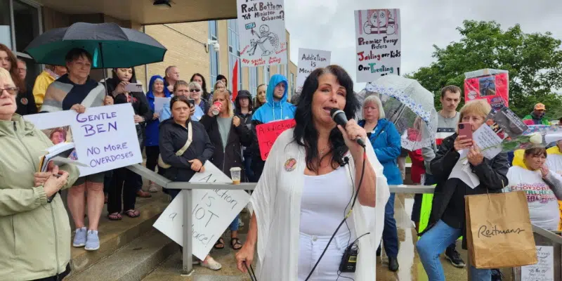 Families Affected by Addictions Share Stories During Rally at Confederation Building