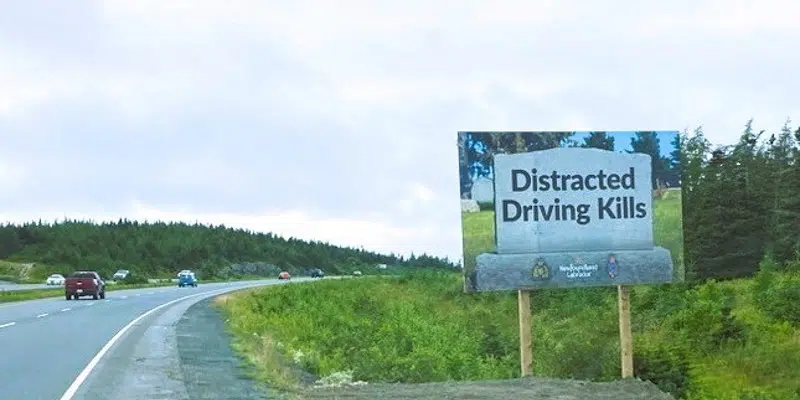 Province Installs New Distracted Driving Warning Signage