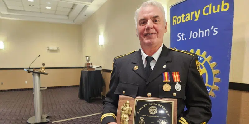 Captain Patrick Power Named Rotary Club Firefighter of the Year