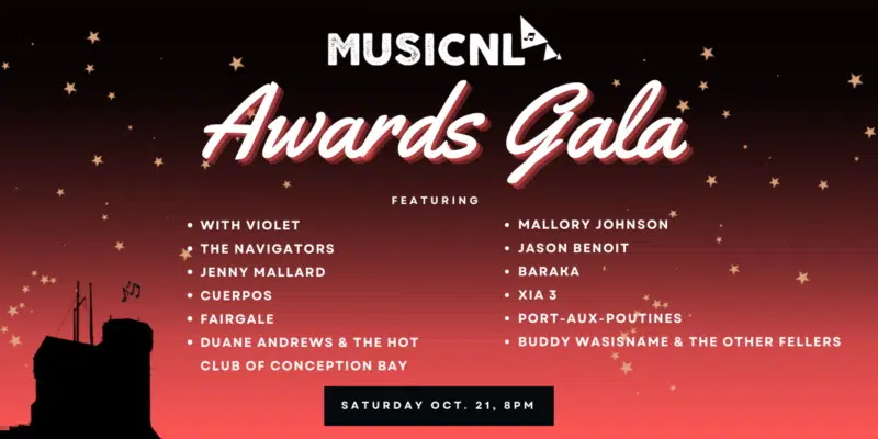 MusicNL Honours Year's Best During Awards Gala