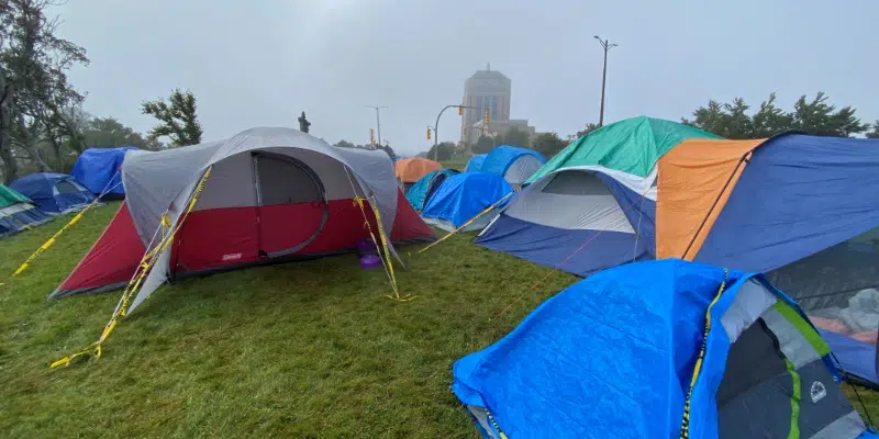 Provincial Officials Offer Housing and Support Services to Tent City Occupants