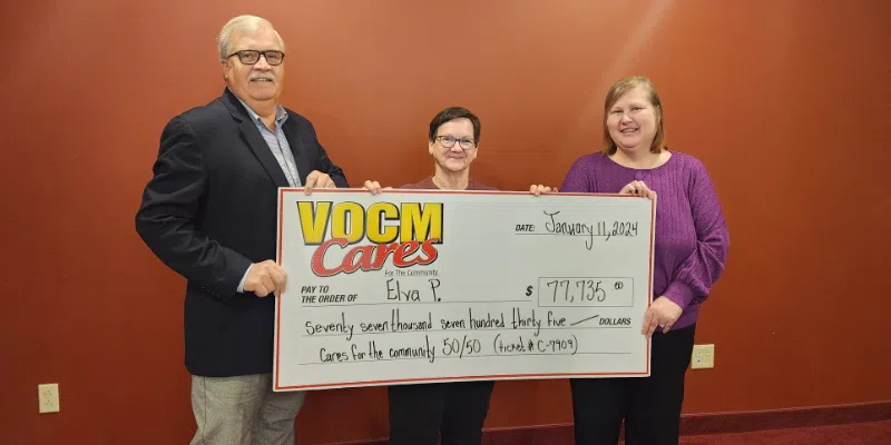 VOCM Cares Community 50/50 Draw Returns