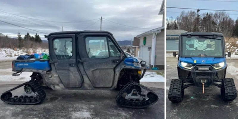 RCMP Investigating ATV Theft in Stephenville