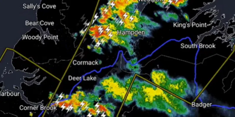 Thunderstorm Watch Issued for Central, Western NL