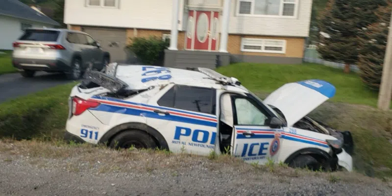 RNC Cruiser Leaves Roadway, Two Officers Hurt in Early Morning Crash