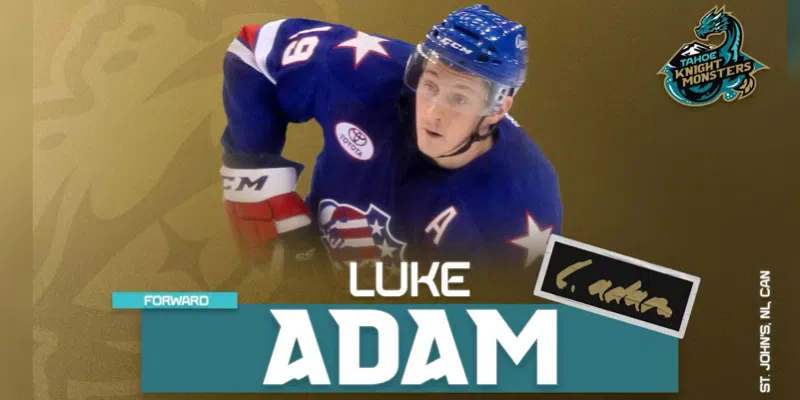 St. John's Luke Adam Joins ECHL's Tahoe Knight Monsters