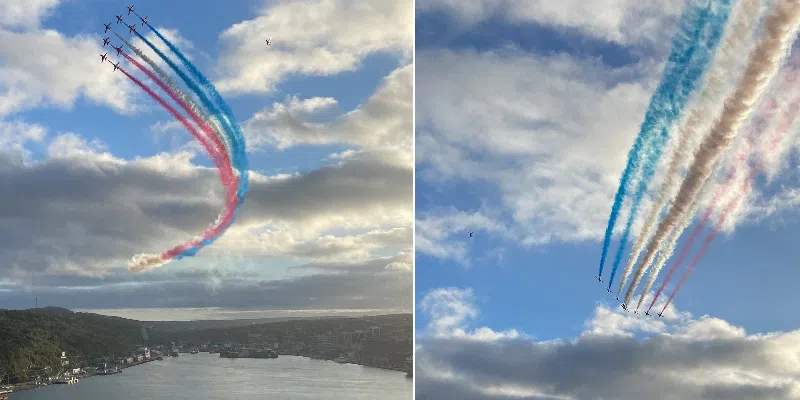 Red Arrows Wow Crowds With Flyovers in St. John's and Stephenville