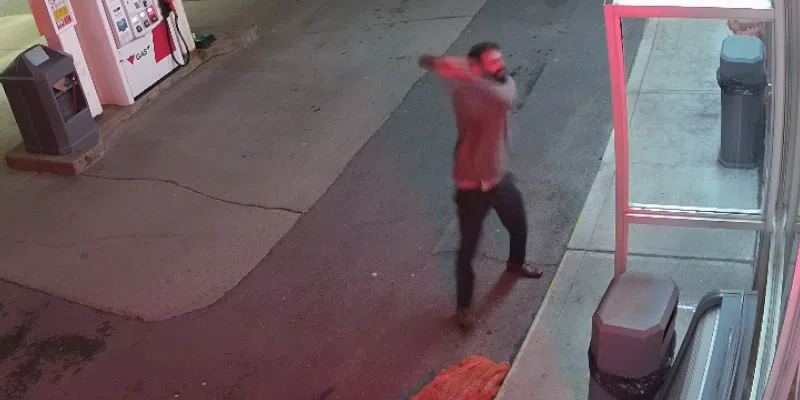 Police Seeking Help in Identifying Man Throwing Wood at Clarenville Gas Station