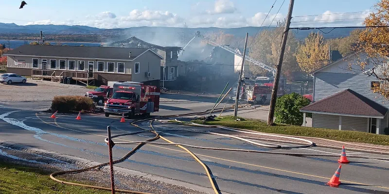 Premier Praises Heroism as Fire Destroys Iconic Driftwood Inn in Deer Lake; Community Rallies to Support Displaced Residents