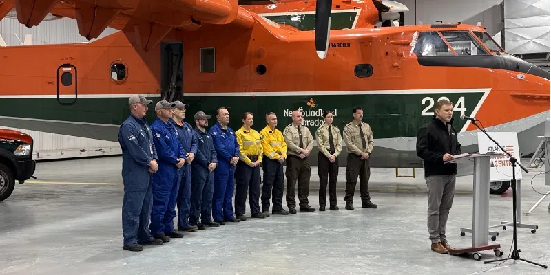 Opposition Criticizes Atlantic Wildfire Centre as "Photo-Op" Amid Concerns Over Waterbomber Repair Delays