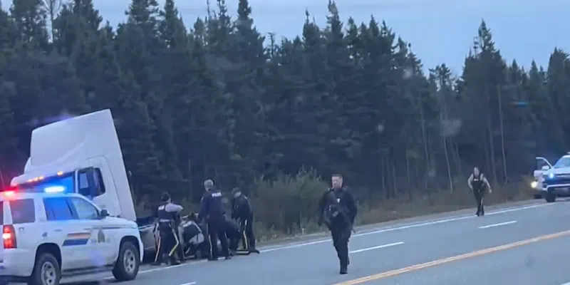 Man Arrested After Police Chase Involving Transport Truck in Central Newfoundland