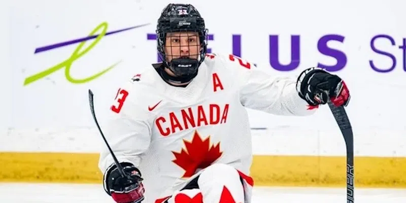 Hickey Notches Hat Trick, First Star Honors at Para Cup in P.E.I.