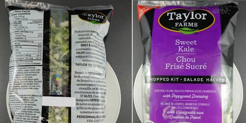 Taylor Farm Sweet Kale Kit Recalled Over Salmonella