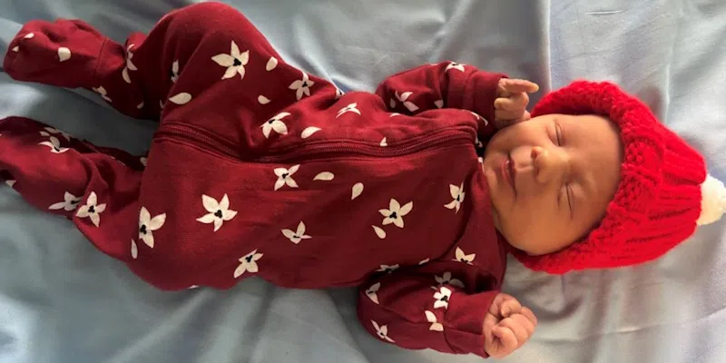 St. John's Couple Welcomes First Baby of 2025