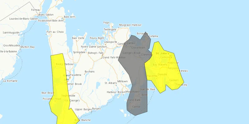 Blizzard-Like Conditions Forecast for Eastern Newfoundland