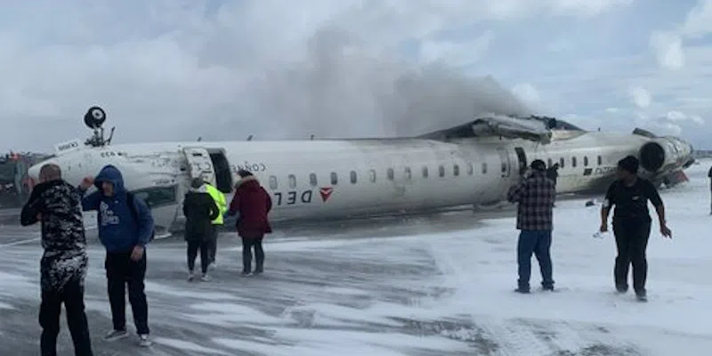 Too Early to Speculate What Cause Plane to Flip Upside Down at Toronto