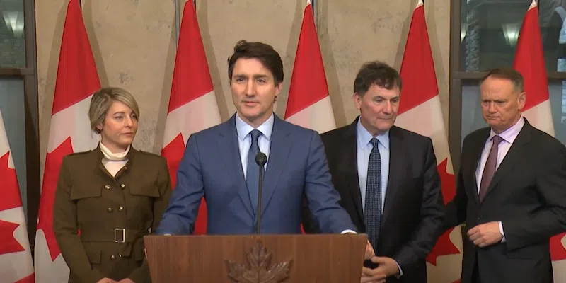 Trudeau Blasts U.S. Trade War, Questions True Motives