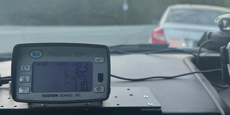 Driver Tops Radar at 162 km/h on Peacekeepers Way