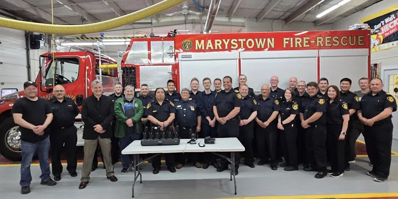 New Radios Boost Marystown Volunteer Fire Department’s Communication Capabilities