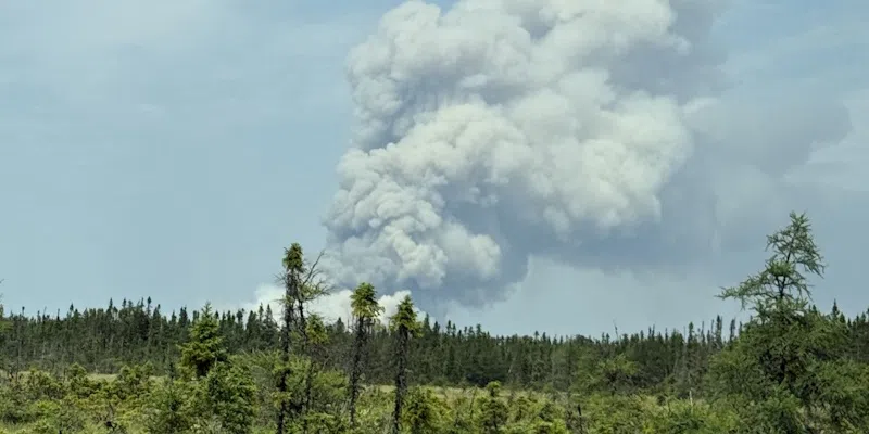 Out-of-control Fire Burning Near Chance Harbour