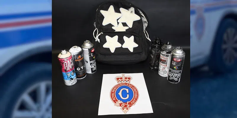 Man Arrested for Graffiti in Downtown St. John’s