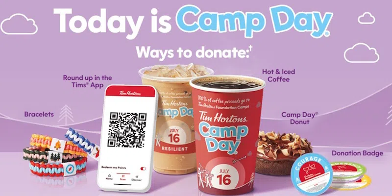 Tim Hortons Camp Day at Locations Across Canada
