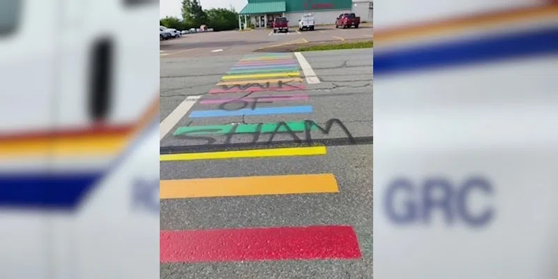 RCMP Investigate Defacing of Pride Crosswalk