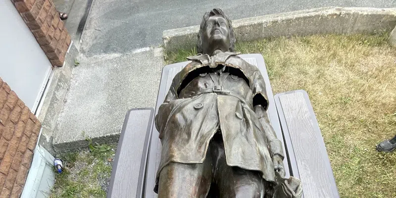 Amelia Earhart Statue Recovered
