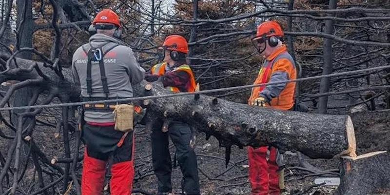 Volunteer Service Group Back on the Ground Providing Assistance in CBN Fire Zone