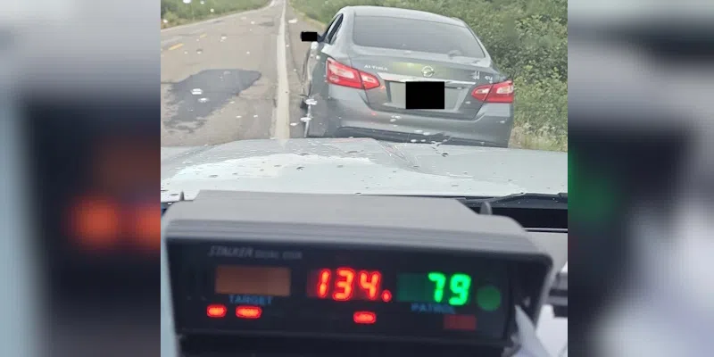 Driver Caught Going 50 km/h Over Speed Limit Near Baie Verte