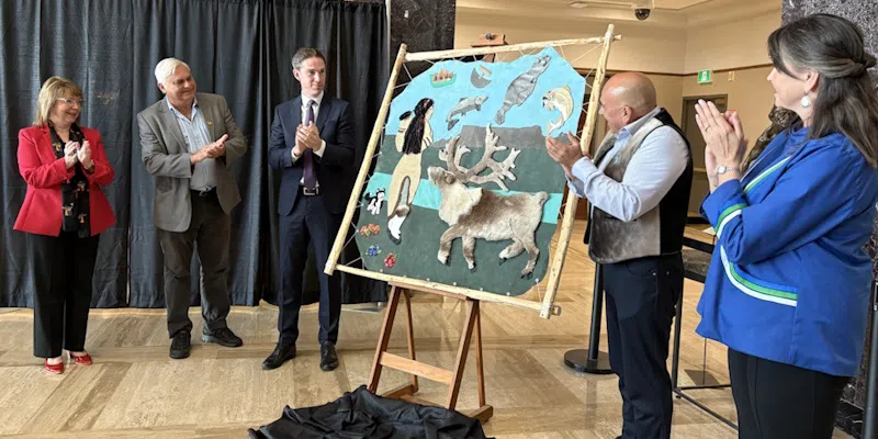 Province Unveils NunatuKavut Artwork at Confederation Building