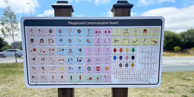 New Communication Boards Make City Playgrounds More Inclusive