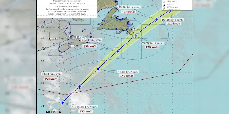 Low Pressure System Mixed with Remnants of Melissa to Make for Wet Halloween