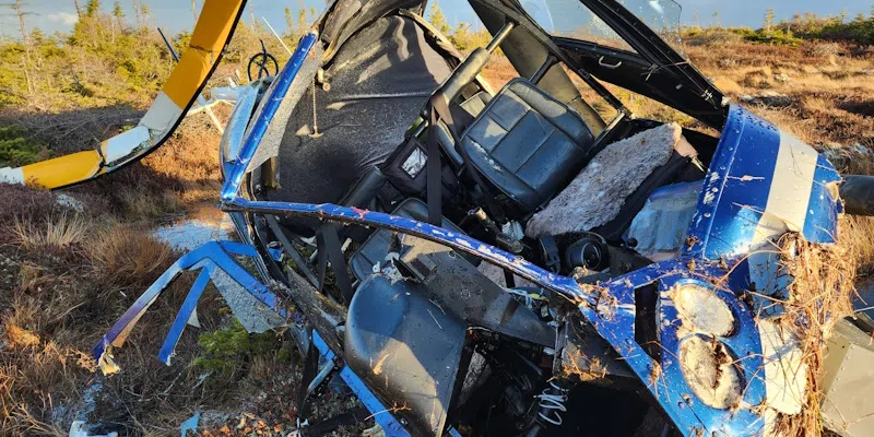 TSB Releases More Information on Helicopter Crash Near Burgeo