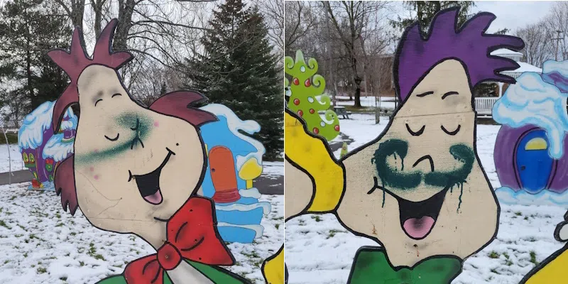 Town of GF-W Seeking Grinch Who Vandalized Christmas Decorations