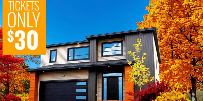 Ultimate Dream Home Lottery Tickets Purchased Before Midnight Tonight Added to $10,000 Christmas Bonus Draws