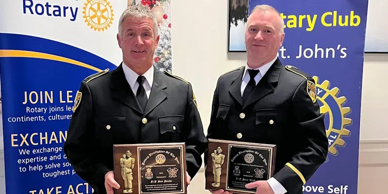 Two Honoured with Firefighter of the Year Award