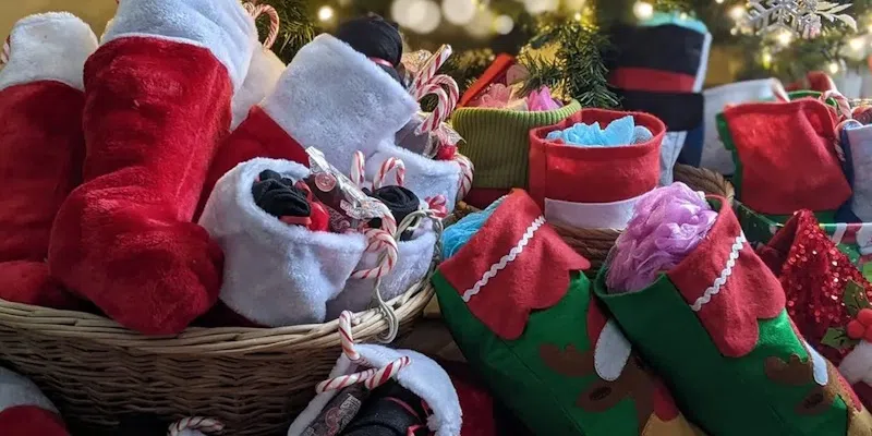 Lonely Man Christmas Stocking Project Hand Delivering Kindness
