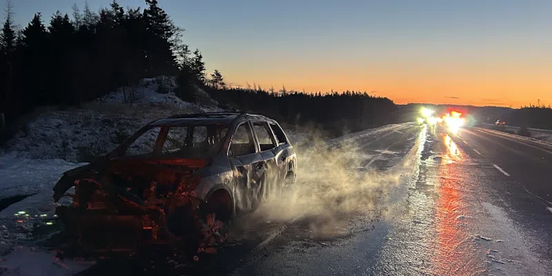 No Injuries in Early Morning Car Fire on TCH