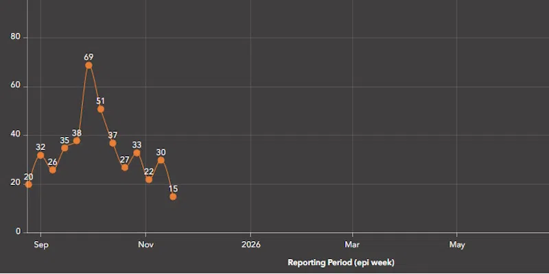 Lab-Confirmed COVID Cases Down Since Early-Fall Spike