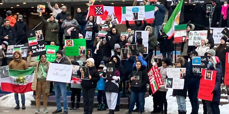 Iranians in St. John’s Join Global Protests Against Iranian Government
