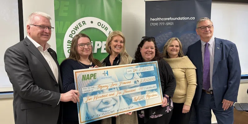 NAPE Presents $210,000 to Health Care Foundation