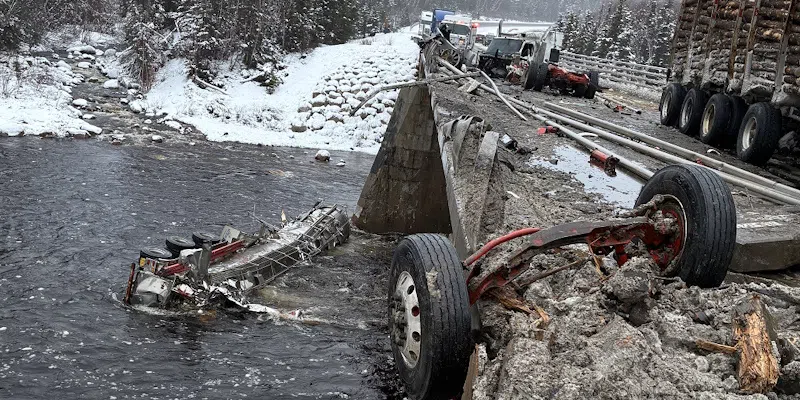 TCH Remains Closed at Scene of Tractor Trailer Crash Near Clarenville