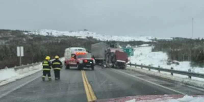 TCH Near Doe Hills Closed Due to Collision Involving Tractor Trailer