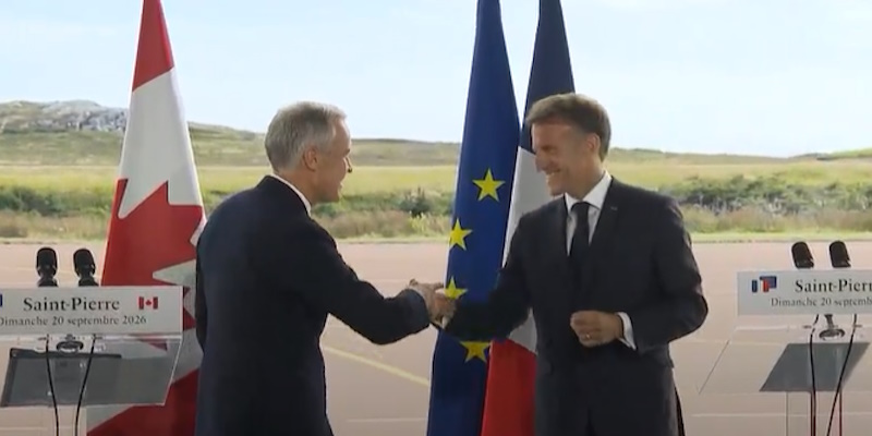 French President and Canadian Prime Minister Pledge Greater Co-operation During Saint Pierre Visit