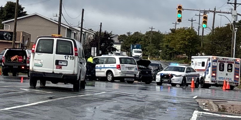 Multi-Vehicle Collision at Blackmarsh Road and Columbus Drive