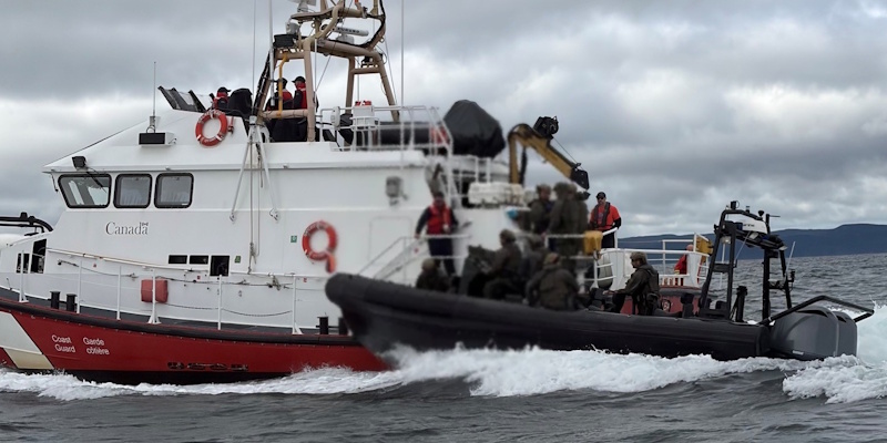 RCMP and Canadian Coast Guard Team Up for Training Exercises