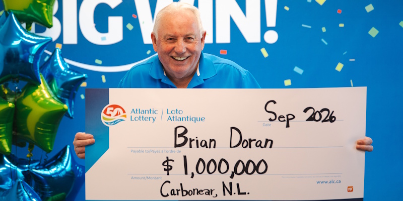 Carbonear Man Wins $1M on Lotto Max