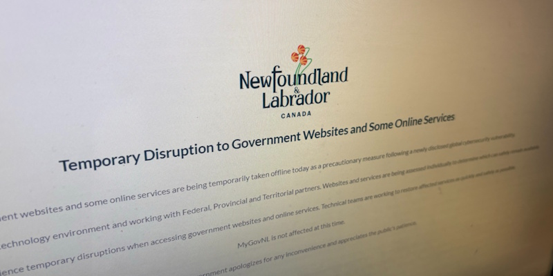 Province Taking Down Some Websites, Online Services Due to 'Cybersecurity Vulnerability'