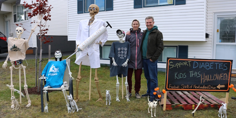 St. John's Homeowners Gaining Attention for Daily Halloween Displays